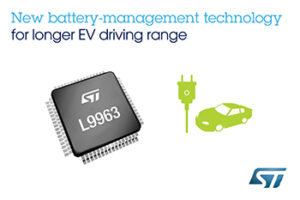 Avec sa dernière innovation dans le domaine de la gestion de l’énergie des véhicules électriques, STMicroelectronics contribue à rendre la mobilité plus propre et plus sûre